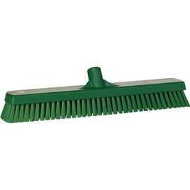 Vikan 70622 Brush,Wall/Floor Scrub,Stiff,19",PP/PBT,Green