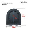 WinZo UF069B Small U Shaped Toilet Seat Soft Closing For