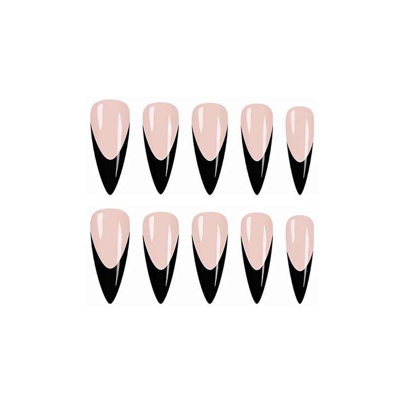 MISUD Press on Nails - Long Stiletto Glue on Nails