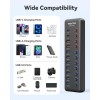 WENTER Powered USB 3.0 Hub, Wenter 48W 11-Port USB Hub
