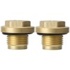Drain Plug, 2 Piece Brass Diff Filler Differential Drain Plug