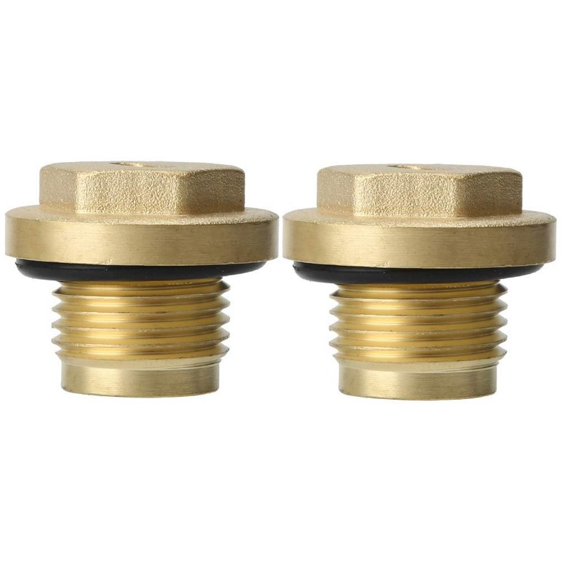 Drain Plug, 2 Piece Brass Diff Filler Differential Drain Plug