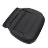 Priprilod Black Leather Driver & Passenger Side Bottom Replacement Seat