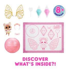 L.O.L. Surprise! Fairies Tots Dolls with Make-Your-Own Fairy Wings and 8+ Surprises to Unbox, Including Matching Fairy Accessories - Great Gift for Kids Ages 4+