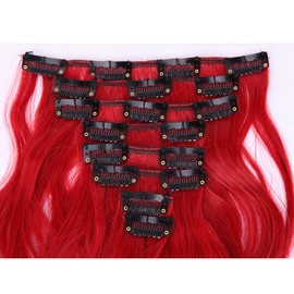 Clip-In Hair Extensions, 8 Wefts, Wavy Like Real Hair