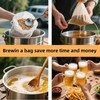Extra Large Fine Mesh Nylon Drawstring Straining Bag for Brewing