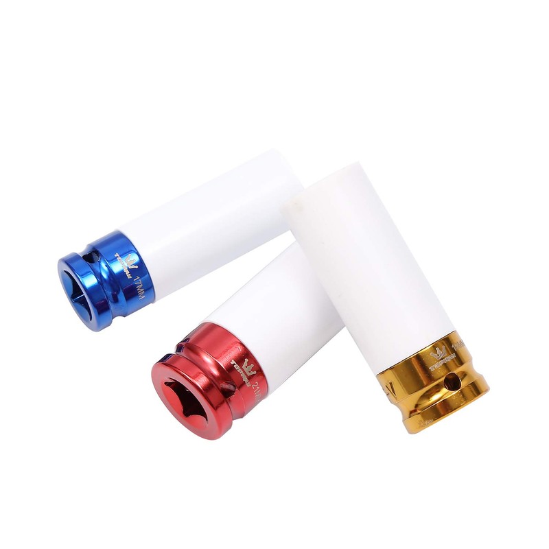 TOPWAY Alloy Wheel Impact Socket Set 3pc 1/2"Sq Drive