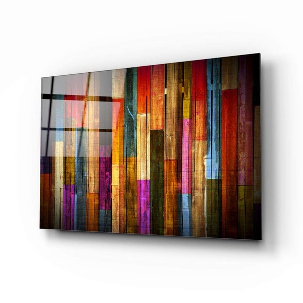 TEBAMALL Glass Printing Wall Art on Frameless Free Floating Tempered Glass Panel Ready to Hang Modern Decor Ideas For Your Living Room, Bedroom ＆ Office Contemporary Natural And Vivid Wall Decor Home Decor Housewarming Gift (28"x44"x0.2" / 70x110x0.5 cm)