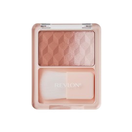 LeBron Blush Duo 004 Amaretto (Color Image: Sweet Modest Almond Brown) Teak Highlighter Face Color 0.15oz