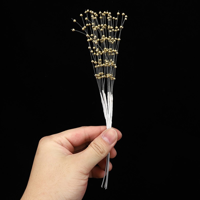 100Pcs Pearls Sticks Wearable ABS DIY Decoration Accessories for Wedding