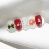 [Handmade Nail Tips] Merry Mary Nail Tips - Long Ballerina