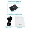 HDMI Earc/arc Audio Extractor, HDMI Earc to RCA R/L+ Optical+3.5mm