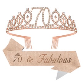 18th 30 40 50 60 70 80th Birthday Girl, Birthday Crown, Crown 18th Birthday Girl, 30 Crown, 40th Birthday Crown, 50 Years Sash, 60 Crown, 70th Birthday Crown, Crown 80, stainless steel, No gemstone.