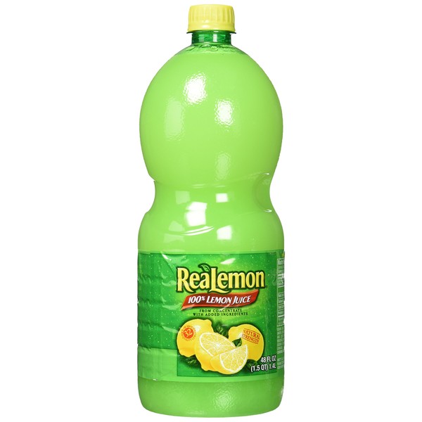 Realemon 100% Lemon Juice - By Realemon [Foods],48 Fl Oz (Pack of 2)