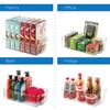 Set Of 8 Refrigerator Pantry Organizer Bins - Clear Food