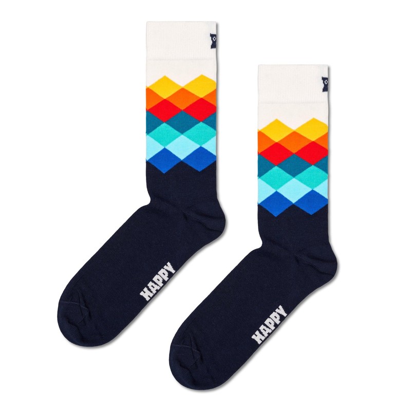 Happy Socks, 4 Pack Crew Socks with Gift Box Mixed