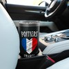 France Flag Heart Poitiers City Stainless Steel Insulated Tumbler