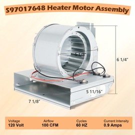 S97017648 Heater Motor Assembly Compatible with Broan Nutone 9965F, 605RP, 660RP, 665RF, 665RP, 665RSP, 9065-R02 Bathroom Fan Motor Replacement for Nu-Tone Heater