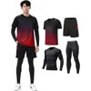 ZOEMAKE Men's and Women's Sportswear, 4-Piece Set, Running Wear, Tennis