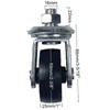 Floor Jack Casters for 4 Ton Floor Jack, Cast Iron