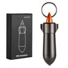 Small Pill Case Waterproof Keychain Pill Box Portable Single Chamber