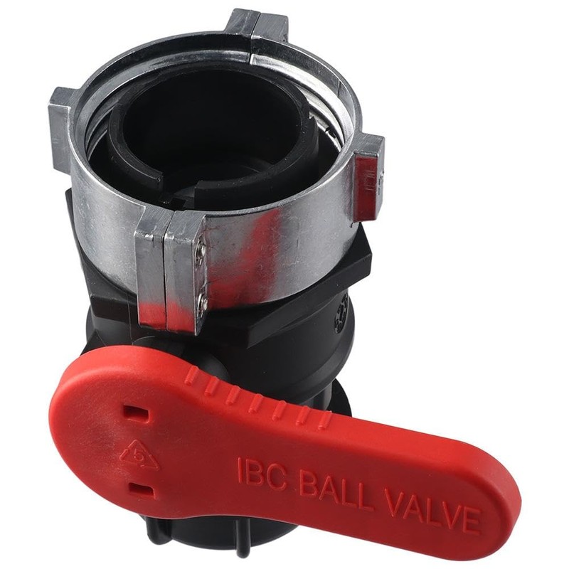 SHUATI 75mm IBC Tote Tank Adapter Ball Valve,Chemical Drum Valve,Tonne