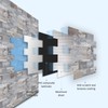 Art3d 3.5" x 11.4" x 0.18" (Pack Of 10) Wall