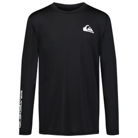 Billabong Boys' Standard Everyday Surf Tee Long Sleeve Rashguard (Big Kid), Black