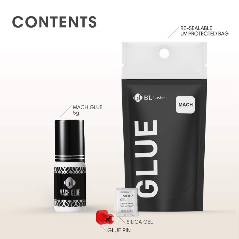 BL Lashes Mach Glue | Lash Glue for Lash Extensions,
