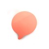 400 Speech Bubble Shaped Sticky Notes - Bright Sticky Pads