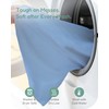 TotChill Pack and Play Sheets Fitted, Cloud+Blue Design, Soft and