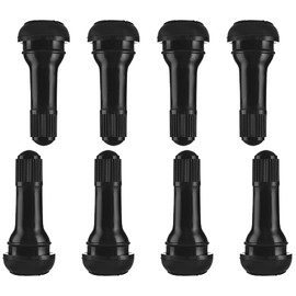 ZIMISI 8PCS TR413 Tubeless Tire Valve Stems, Universal Rubber Snap-in Tire Valve Stem Replacement, Standard Vehicle Tires Valves Accessories for Tubeless 0.453 inches 11.5mm Rim Holes (TR413)