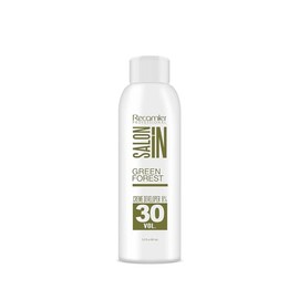 Recamier Professional Salon In Green Forest Creme Developer for Hair Coloring 9%-30 Vol. 3.0 fl.oz.