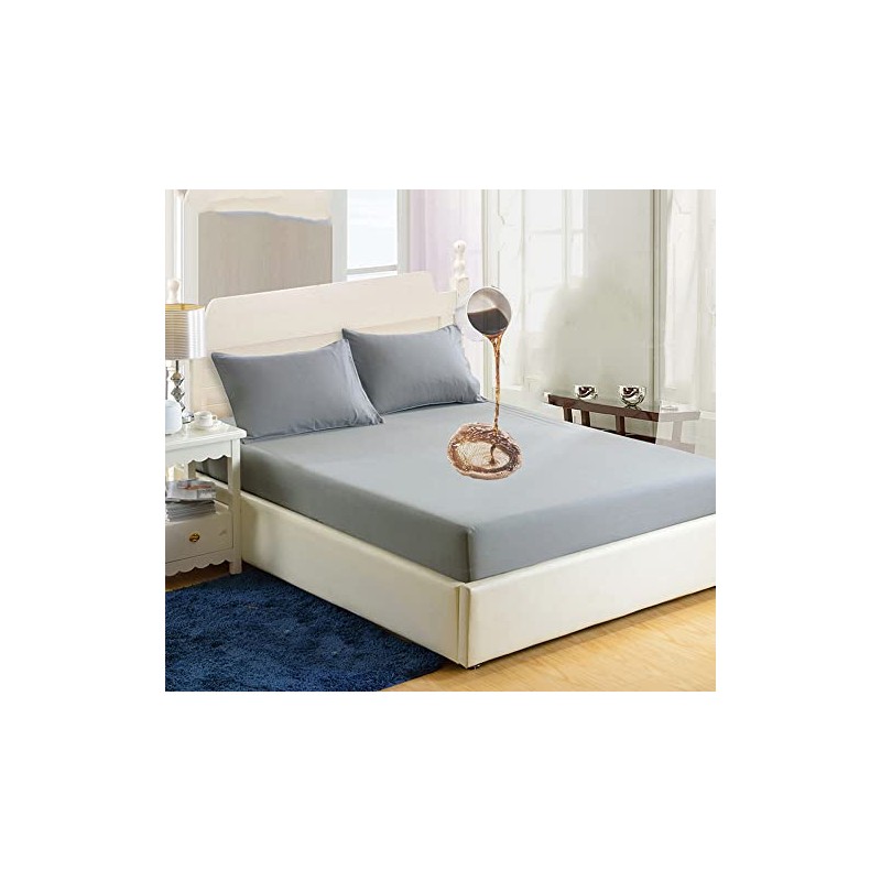 ESFOTO Single Waterproof Mattress Protector Fitted Kids Single Bed Mattress