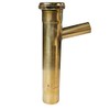 Westbrass Slip-Joint Wye with 7/8 in. Branch Unfinished Brass 1-1/2