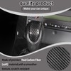 Lcojicep Real Carbon Fiber Car Gear Shift Knob Cover Compatible