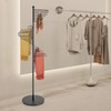 WsrrLun Scarf Display Rack 5.58ft Modern Freestanding Scarf Display Rack