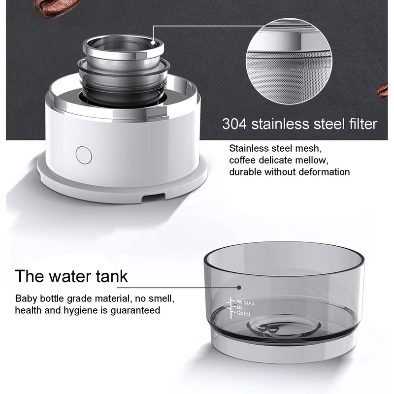 Portable Mini Drip Coffee Maker Automatic Hand Brewing Coffee Maker