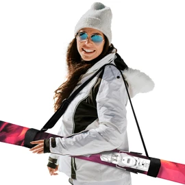 Ferocity Universal 2 Pack Ski Carry Strap Ski Backpack Adjustable Ski Shoulder Strap Hands Free Strap for Men Women and Children Two Velcro Fastening Free Set [053]