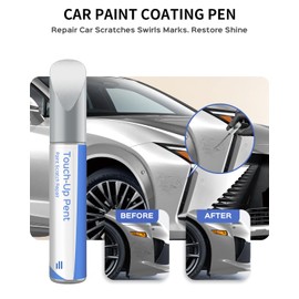 PARTS4EV 085 Eminent White Pearl Touch Up Paint Compatible with Lexus Exact Match–Chips and Nicks Touch Up