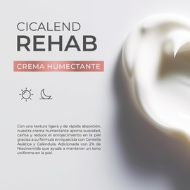 Crema Humectante Facial Skin Of M Cicalend Rehab Calma y Repara la Piel Día y Noche