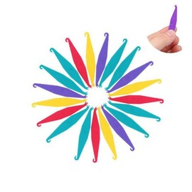 100 bandas de goma elásticas dentales para tirantes desechables de plástico, herramienta de goma para ortodoncia dental (50 unidades)