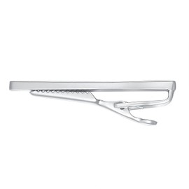 HONEY BEAR High Quality Men's Tie Clip Tie Clip Stainless Steel for Business Wedding Gift, Silver, Reusable, copper, No Gemstone