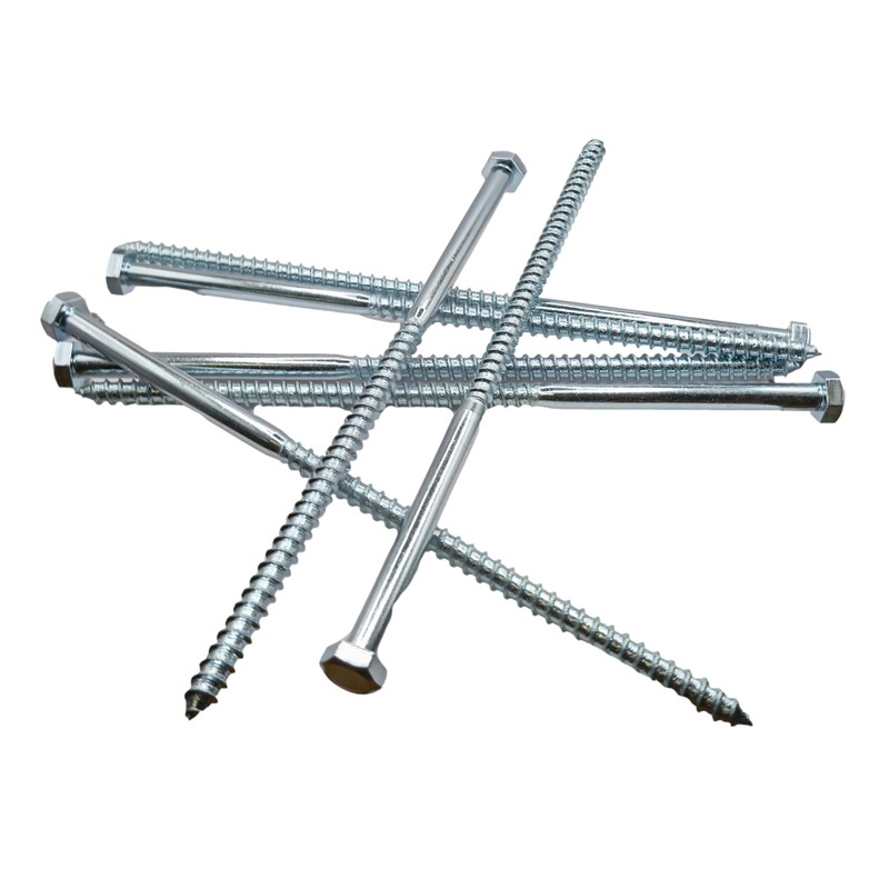 LLB 200mm M8 For Coach Screws Wood Hex Head Width