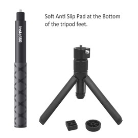 Handheld Camera Selfie Stick and Tripod for Insta360 Bullet Time Bundle, Protection Accessories for Insta360 X5/ X4/ X3/ GO 3S/ One X2/One RS/One R etc. Sports Cameras Accessories