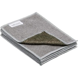 Dish Cloths | Scrubs & Cleans: Dishes, Sinks, Counters, Stove Tops | Easy Rinsing | Machine Washable | 6 Pack (Size 4 x 6 inches) - Color: 4x6 - 6 Pack, Size: Disch Cloth