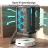 Adjustable Under Desk PC Mount - Black
