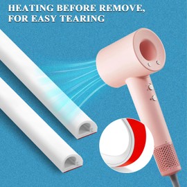 Samamoca 1M Mini Kabelkanal Selbstklebend,Flexibler Kabelkanal Halbrund,Kabelkan?le,Kabelbrcke Boden fr Kabelschutz,Cable Hider Aussenbereich Wetterfest,Kabelschacht zum Verstecken von 1 KabelSchwarz