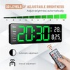 Fuloon Digital Wall Clock, 13 Inch Digital Wall Clock, Large