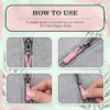 OPLCFO 210 Pcs Zipper Pull Replacement, 30 Colors Zipper Tags